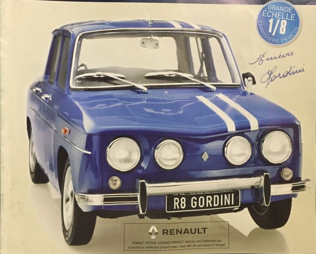 Fascicule Eaglemoss N°47 – Renault R8 Gordini – Collection 1/8 – Occasion