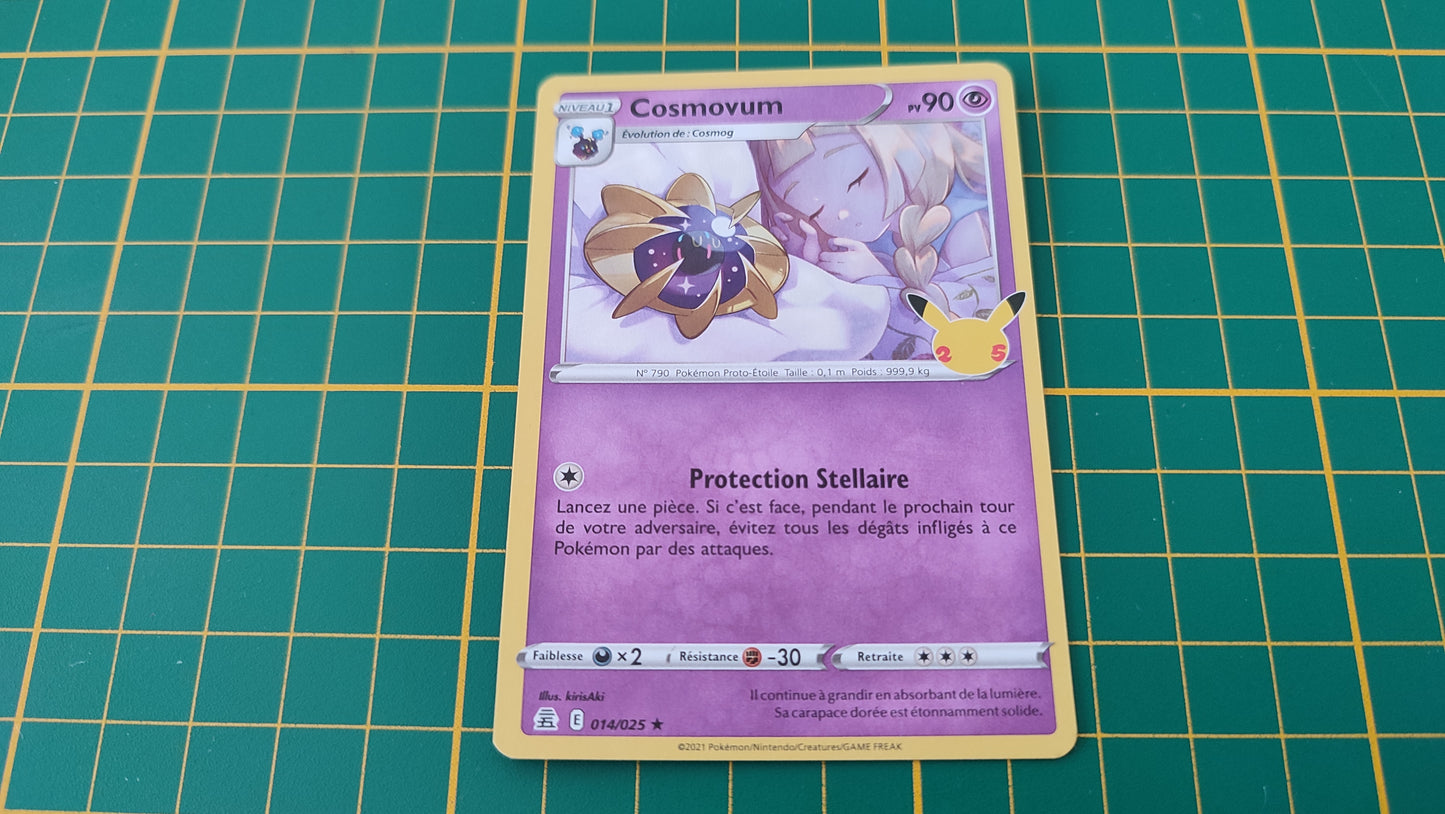 014/025 Carte Pokémon Cosmovum rare holographique Epée et Bouclier EB07.5 Célébration #B10