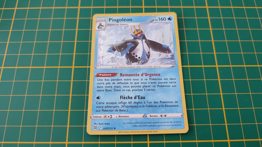 037/172 Carte Pokémon Pingoléon rare holographique Epée et Bouclier EB09 Stars Etincelantes #B10