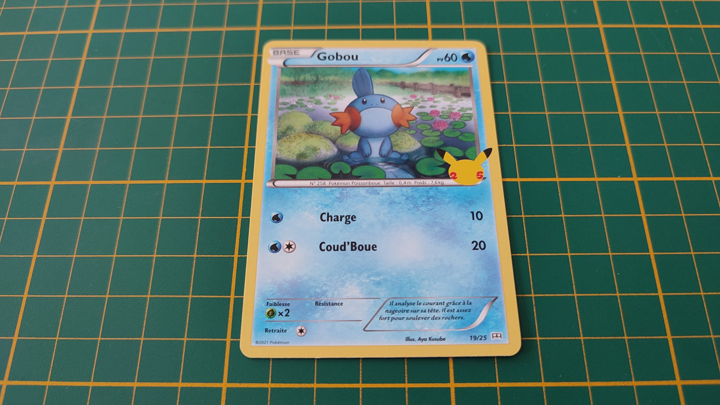 19/25 Carte Pokémon Gobou 19/25 Promo McDonald's 2021 25 ans #B91