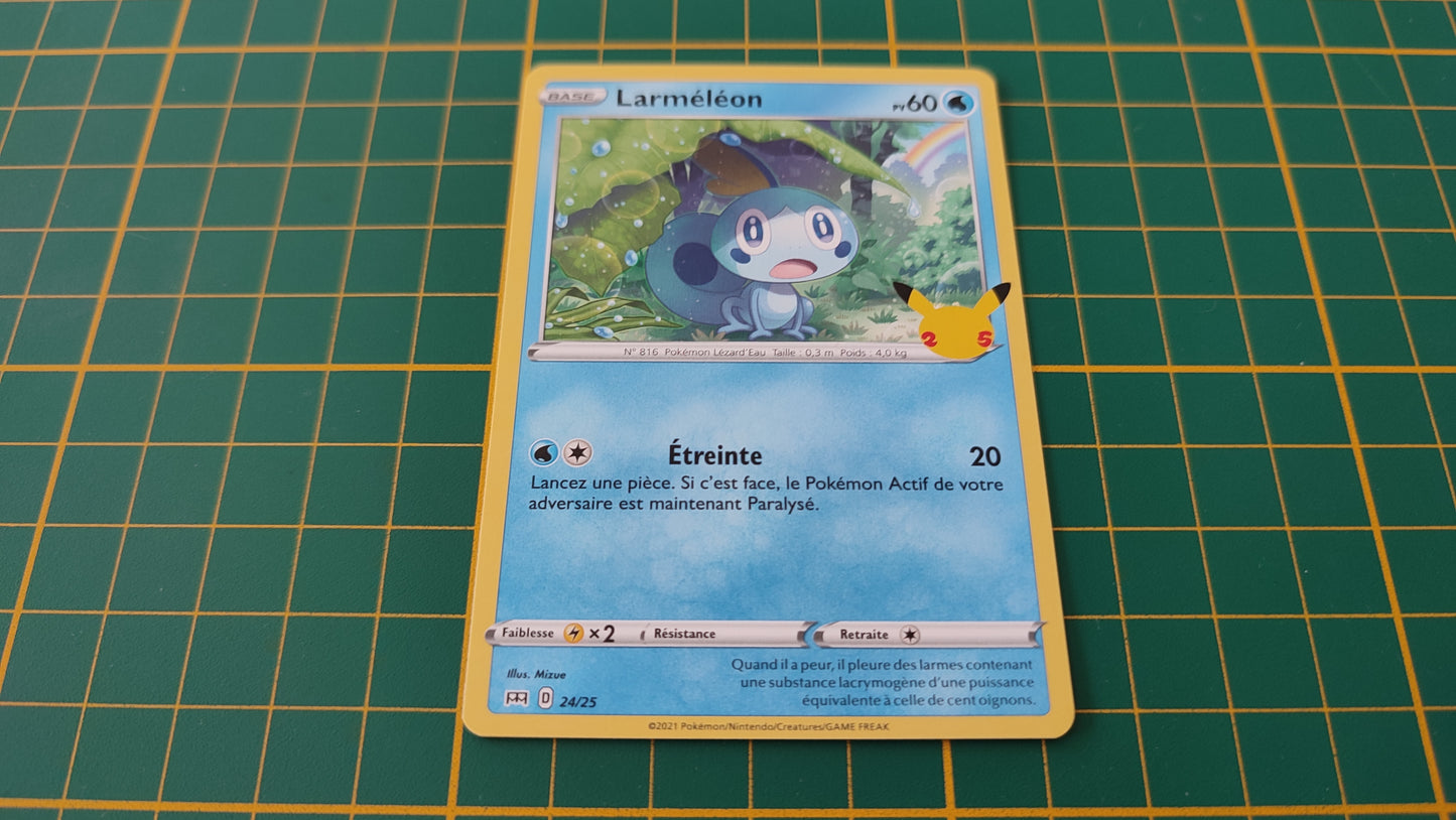 24/25 Carte Pokémon Larméléon 24/25 Promo McDonald's 2021 25 ans #B91