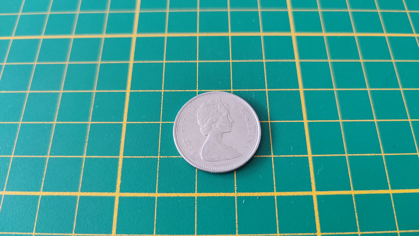 25 cents Canada 1971 Elizabeth II D.G Regina Pièce de monnaie #SPDF