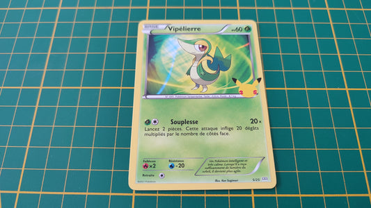 5/25 Carte Pokémon Vipélierre 5/25 Promo McDonald's 2021 25 ans #B91-3