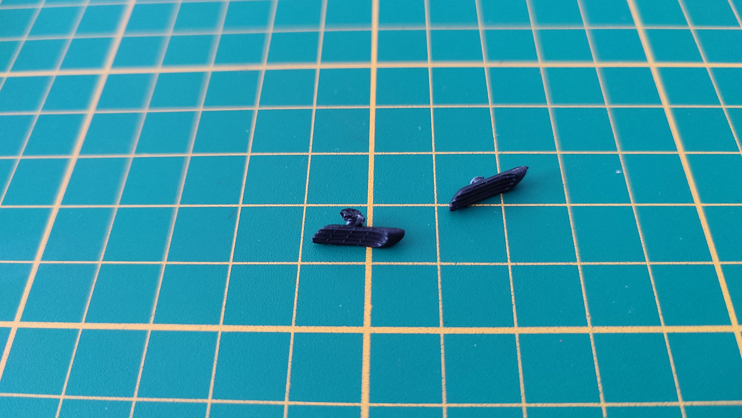 Aération capot avant pièce détachée miniature Solido Peugeot 206 cc 1/18 1/18e 1/18ème #C13
