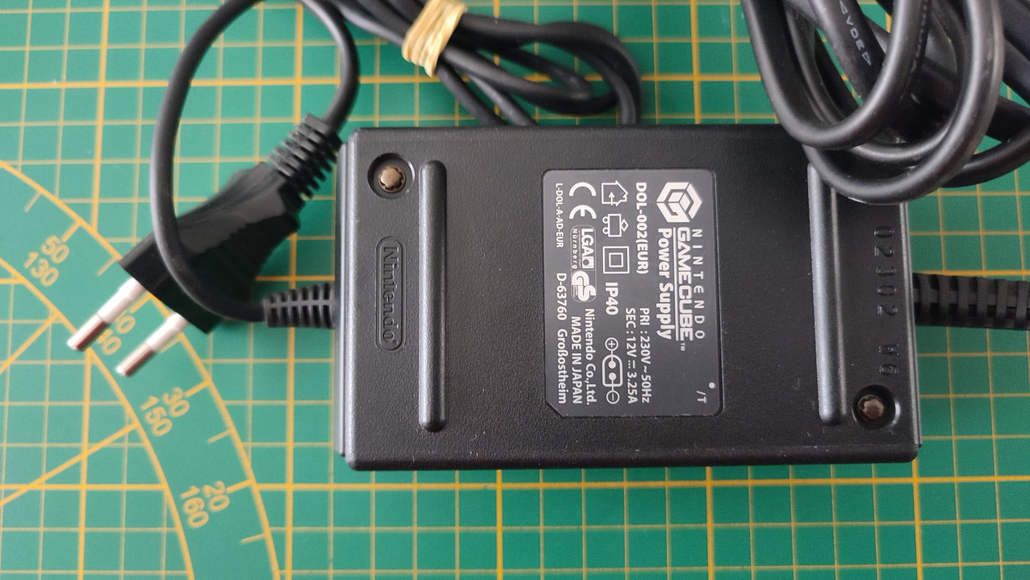 Alimentation secteur officielle DOL-002 pièce détachée console de jeux Nintendo Gamecube DOL-001 (EUR) #E37