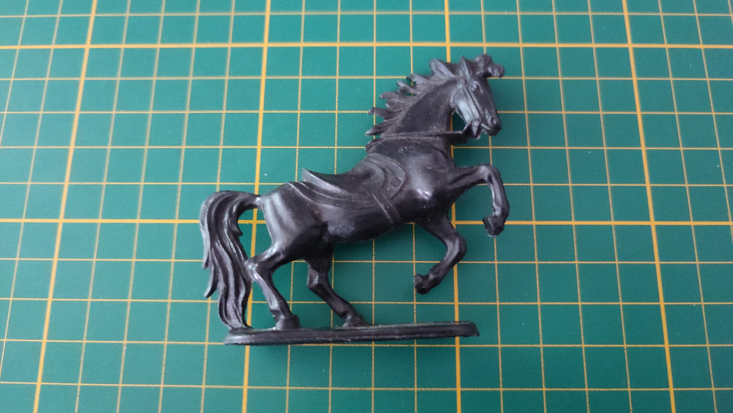 Animal figurine cheval noir dans l'état #C51-46