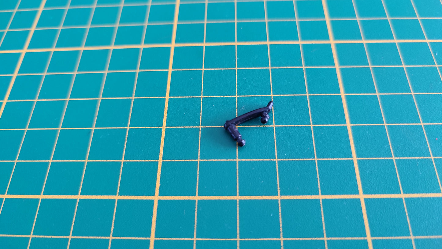 Attache capot pièce détachée miniature Bburago Burago Jaguar type E 1961 1/18 1/18e 1/18ème #C64