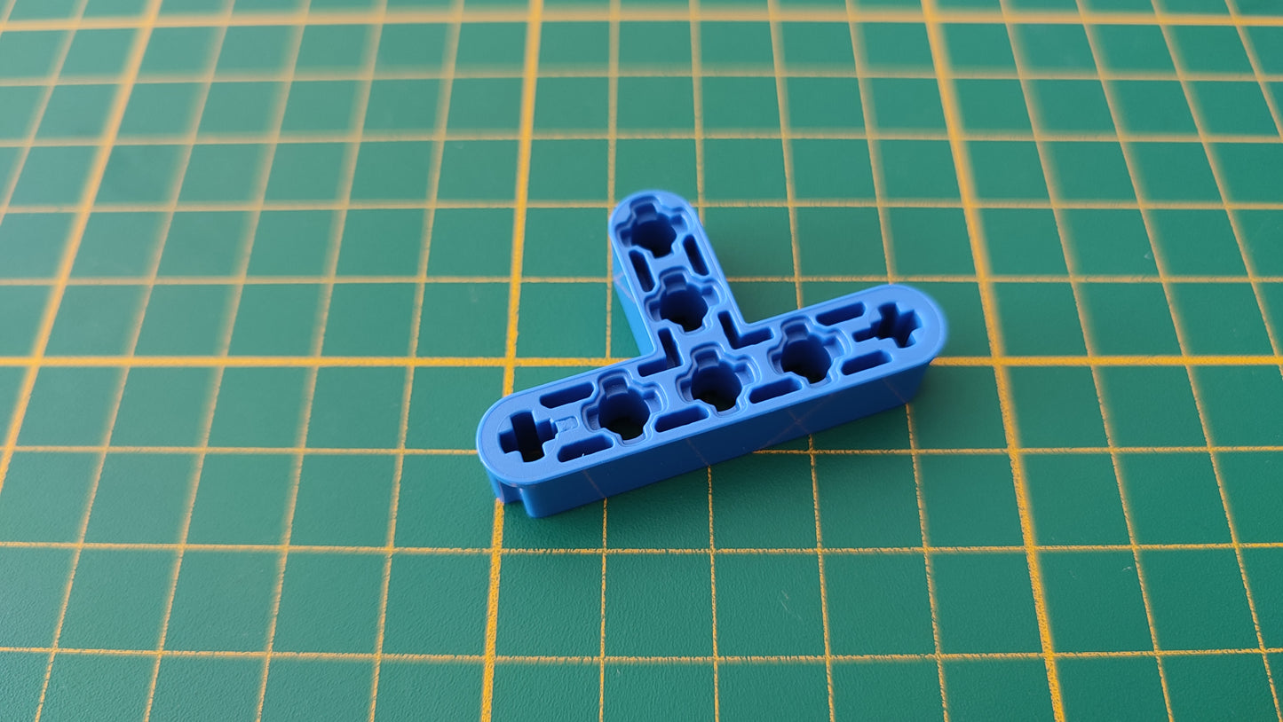 Axe bleu en T pièce détachée Clementoni mon atelier de mécanique 52498 Exploration antarctique #E21