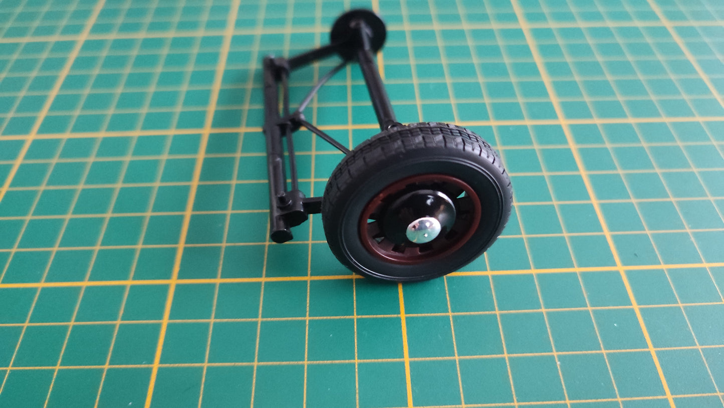 Axe de roue arrière pièce détachée miniature 1/18 Solido Citroën traction type 11 B 1938 #C27