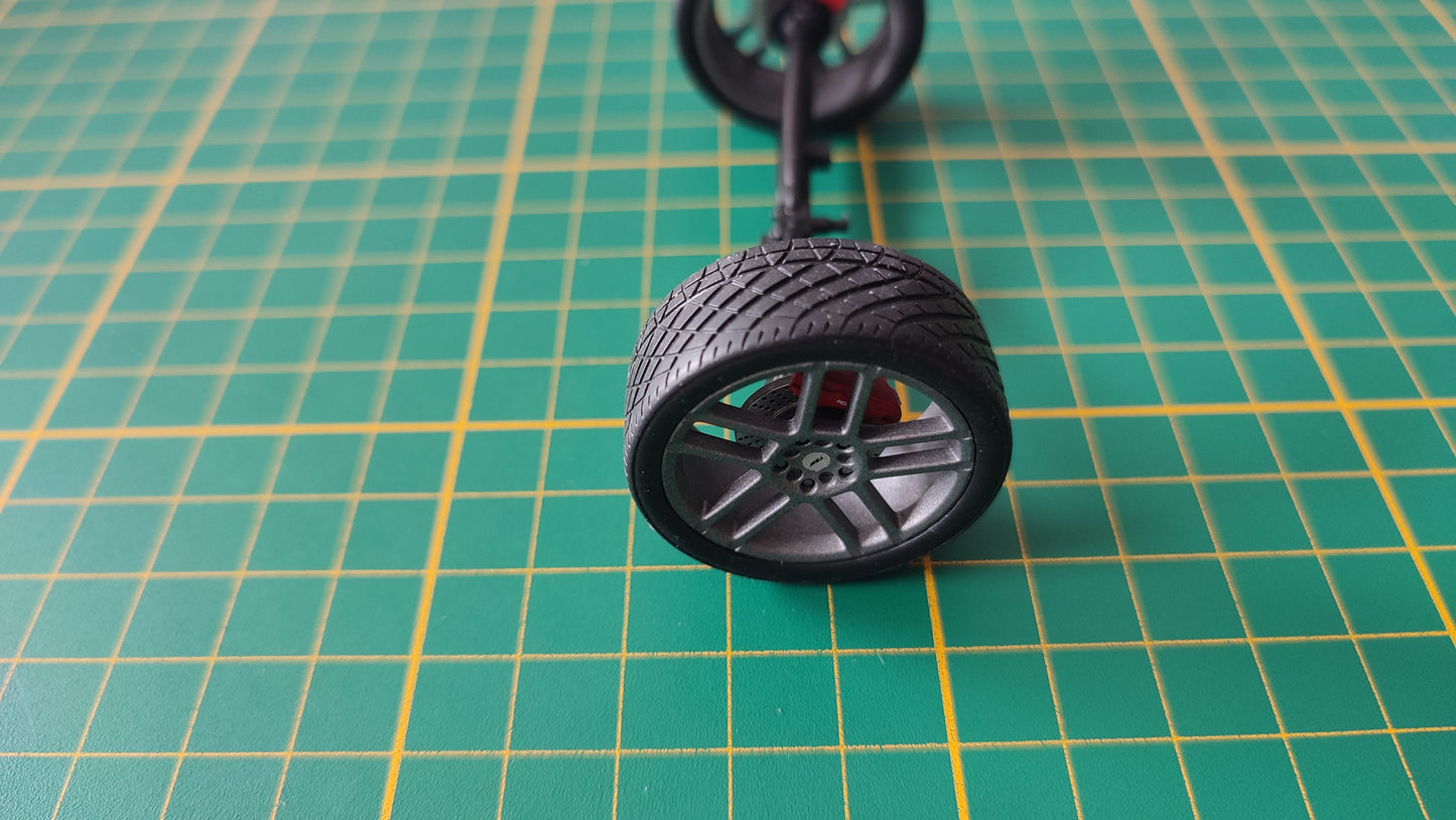 Axe de roue arrière pièce détachée miniature Norev Peugeot 206 gti street racer 1/18 1/18e 1/18ème #D27