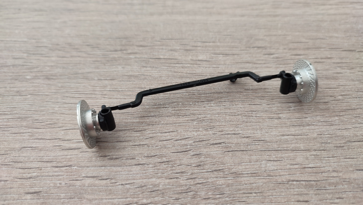 Axe de roue avant pièce détachée miniature Bburago Burago Chevrolet Corvette C5 1997 coupé 1/18 1/18e 1/18ème #D11