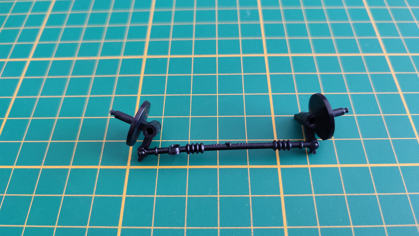 Axe de roue avant pièce détachée miniature Bburago Burago Jaguar type E 1961 1/18 1/18e 1/18ème #C35