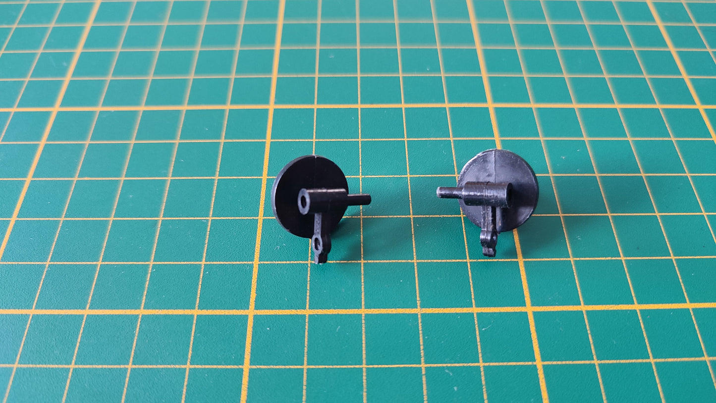 Axe de roue avant pièce détachée miniature Bburago Burago Jaguar type E 1961 1/18 1/18e 1/18ème #D33