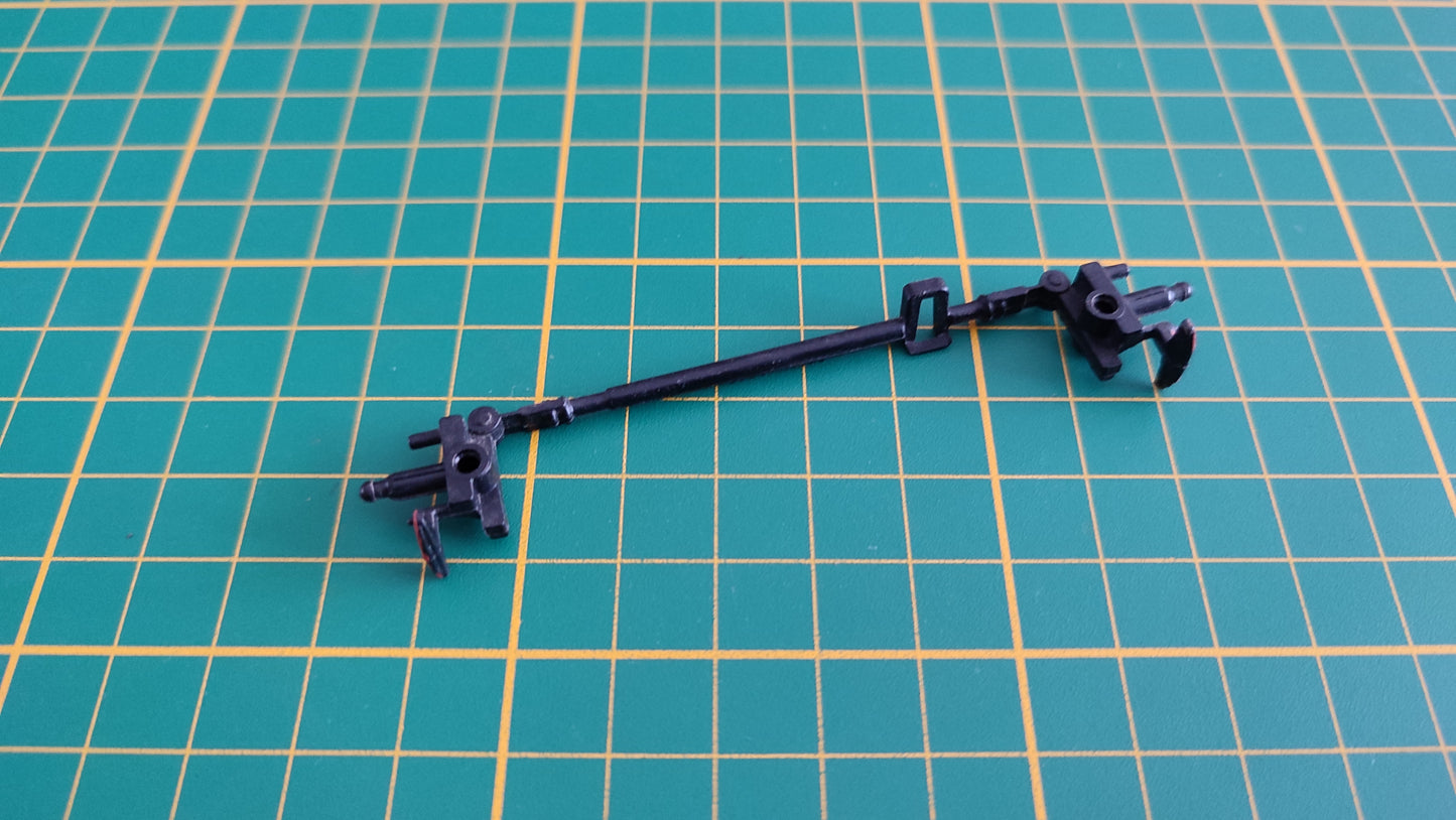 Axe de roue avant pièce détachée miniature Bburago burago Porsche 911 Carrera 1993 1/18 1/18e 1/18ème #C53