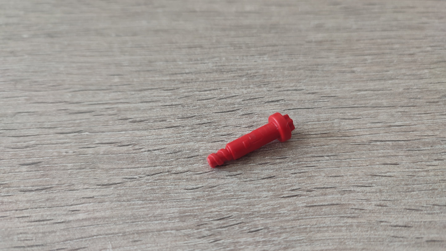 Axe roue rouge référence 30054562 pièce détachée Playmobil #D26