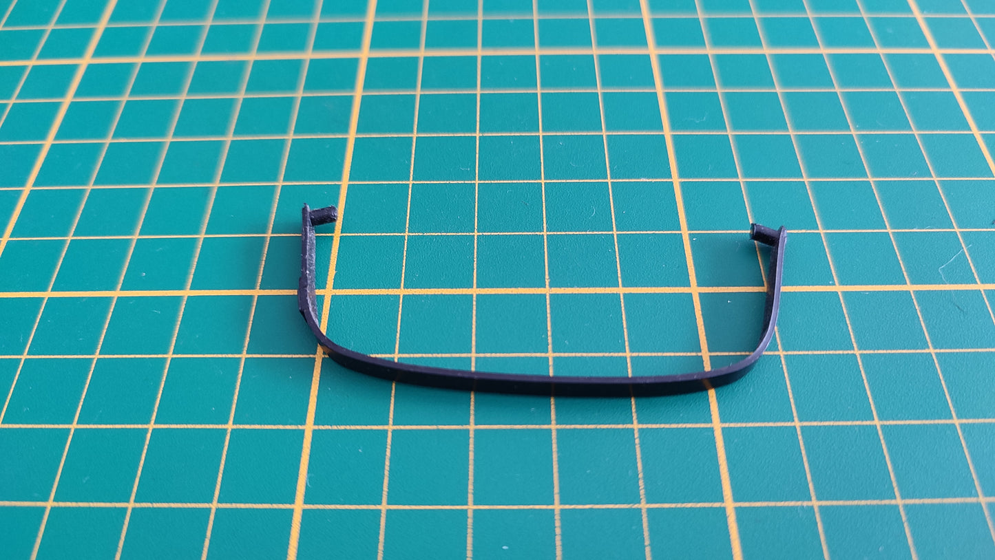 Baguette large capot avant pièce détachée miniature Polistil Bmw 328 TG6 1/16 1/16e 1/16ème #C29