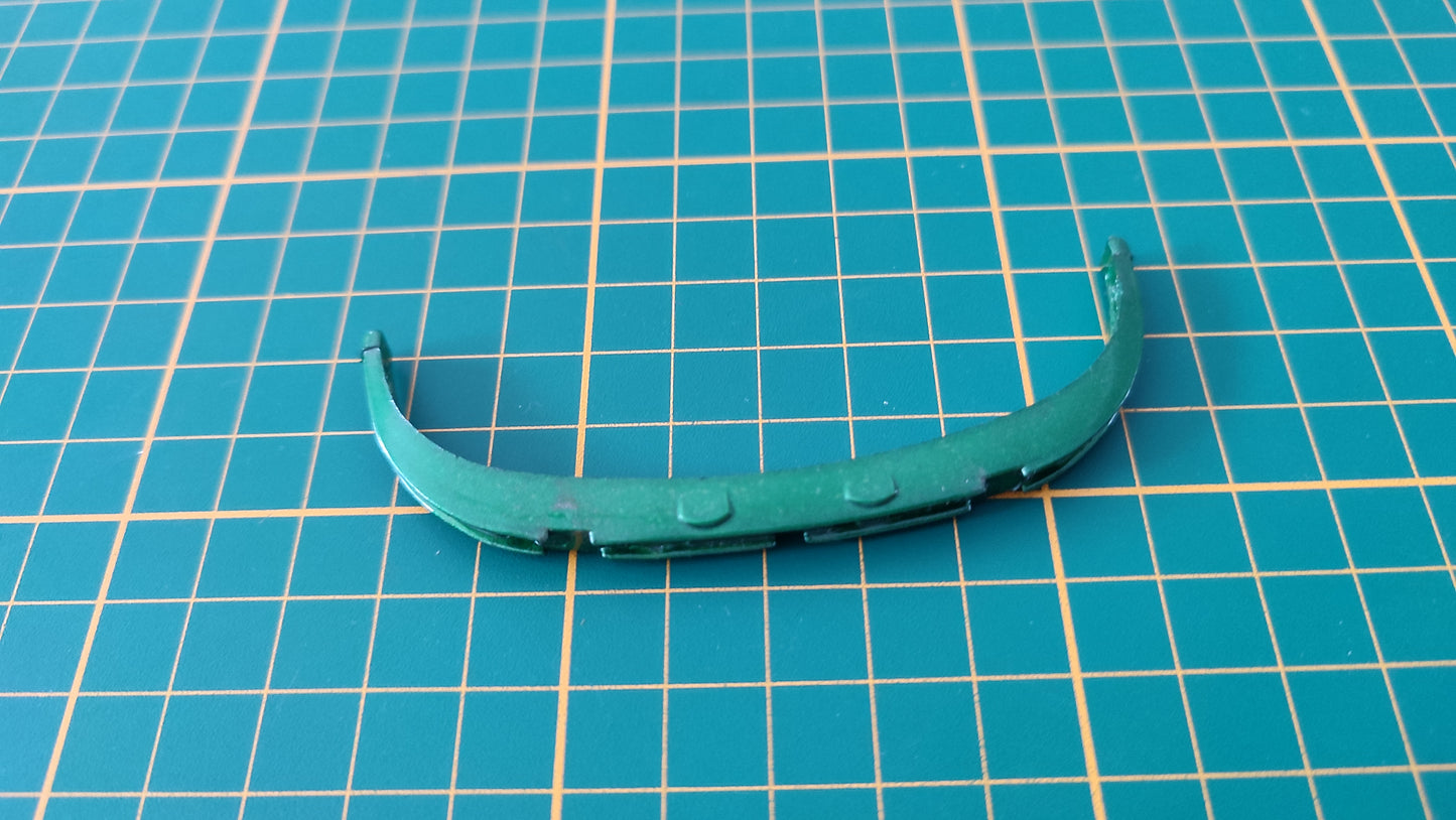 Baguette pare-chocs arrière pièce détachée miniature Bburago Burago Porsche 356B 1961 1/18 1/18e 1/18ème #B99