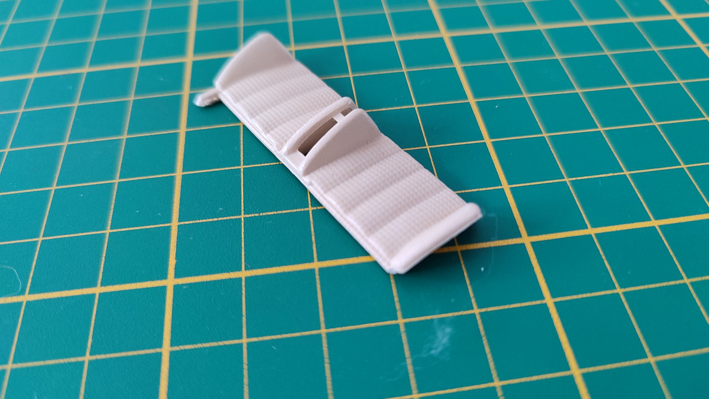 Banquette arrière pièce détachée miniature Bburago Burago Porsche 356B 1961 1/18 1/18e 1/18ème #B99