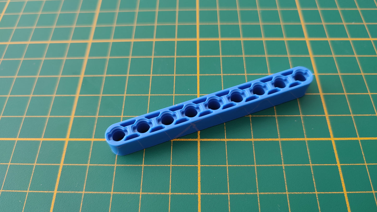 Barre bleu 9 trous pièce détachée Clementoni mon atelier de mécanique 52498 Exploration antarctique #E21