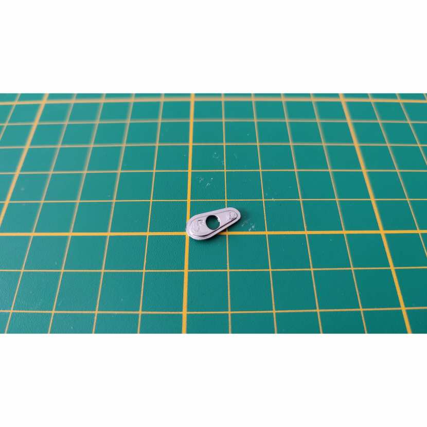 Base de rétroviseur droit 88D n°88 pièce détachée Porsche 911 Carrera RS 2.7 1/8 1/8ème Altaya