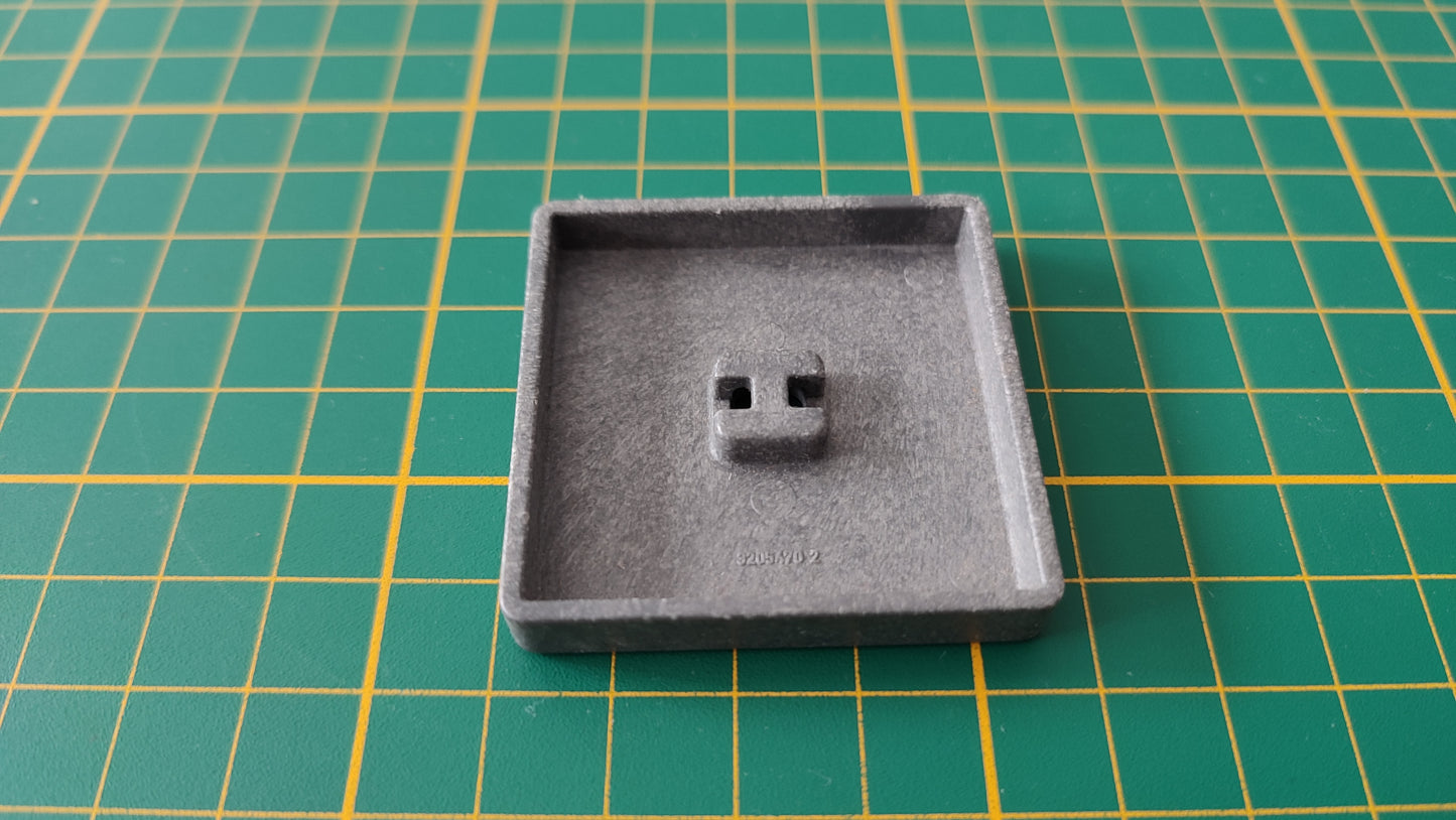 Base petit carré avec trou System X au centre référence 30 09 914 pièce détachée Playmobil #C05