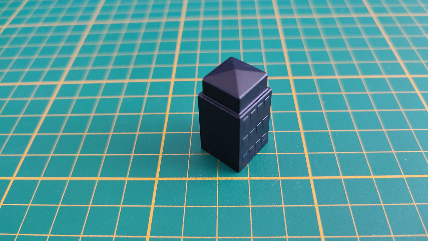 Bâtiment 3 étages noir seul pièce détachée jeu de société Manhattan Ludodélire de Andreas Seyfarth #C55