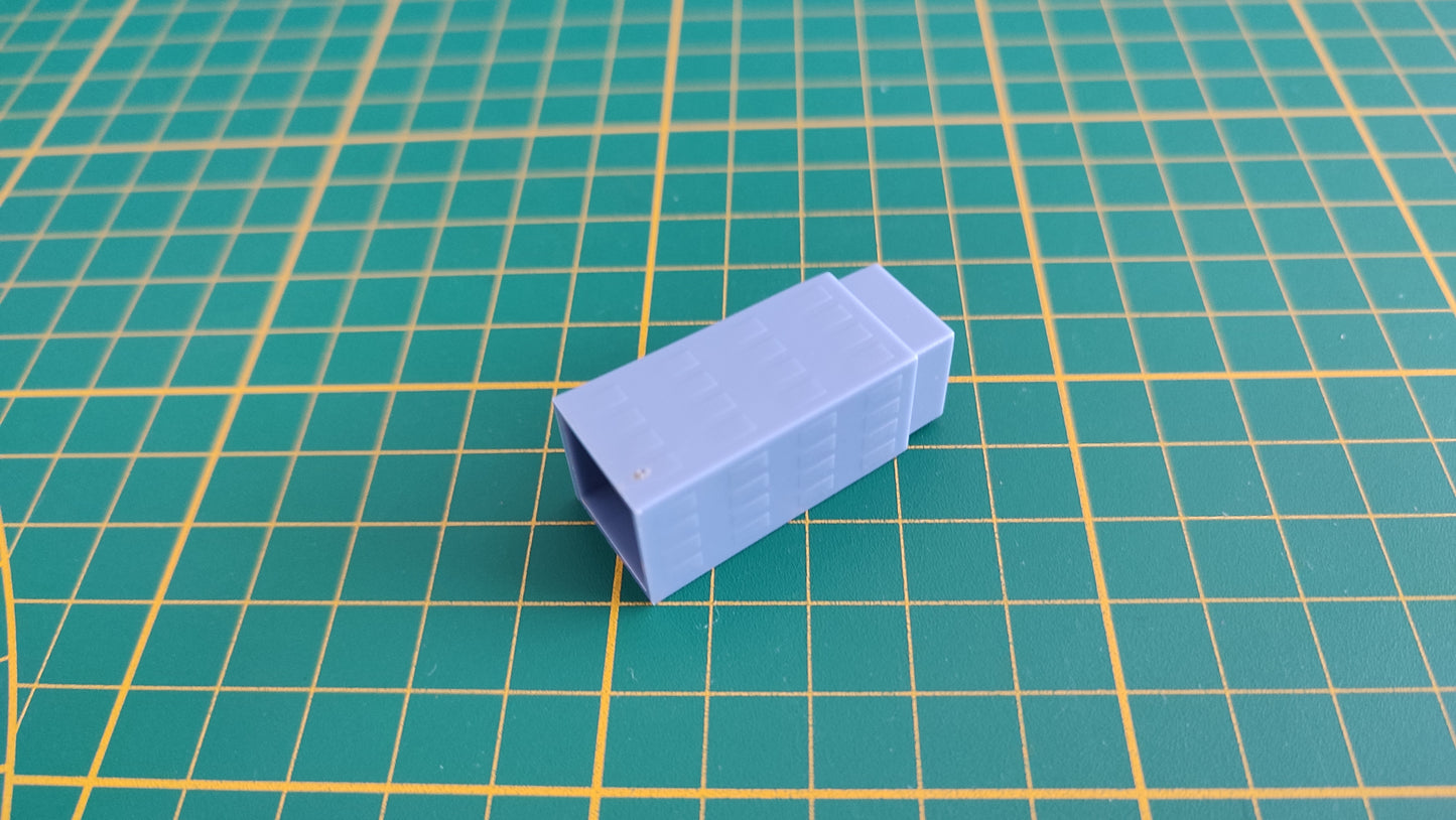 Bâtiment 4 étages bleu gris seul pièce détachée jeu de société Manhattan Ludodélire de Andreas Seyfarth #C55