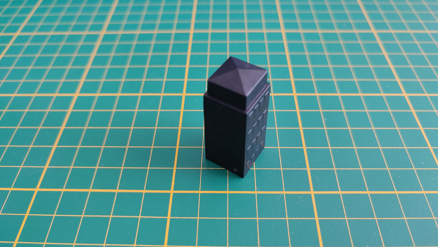 Bâtiment 4 étages noir seul pièce détachée jeu de société Manhattan Ludodélire de Andreas Seyfarth #C55