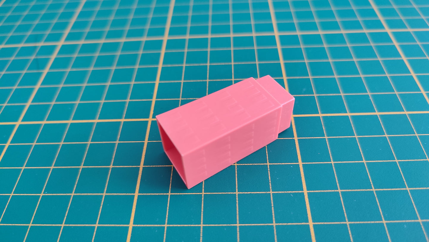 Bâtiment 4 étages rouge orange seul pièce détachée jeu de société Manhattan Ludodélire de Andreas Seyfarth #C55