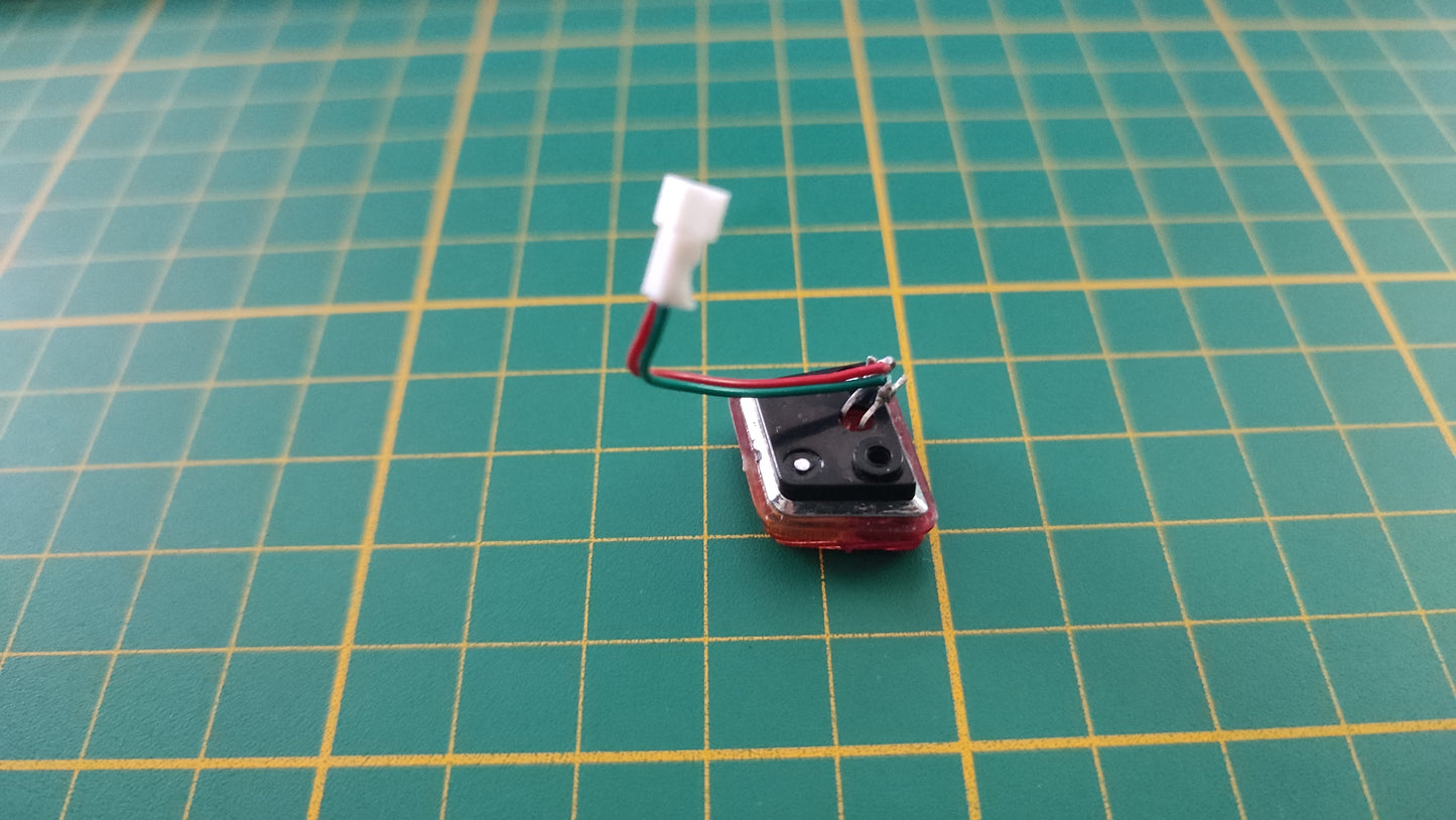 Bloc optique AR gauche 94-1 numéro 94 n°94 pièce détachée Citroën 2CV 2 CV Charleston 1/8 1:8 1/8ème Altaya #D20