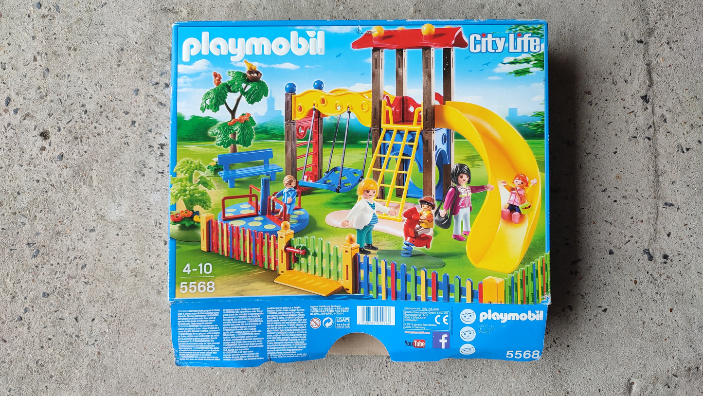 Boite vide seule dans l'état Playmobil 5568 City Life Aire de jeux pour enfants #SPDF