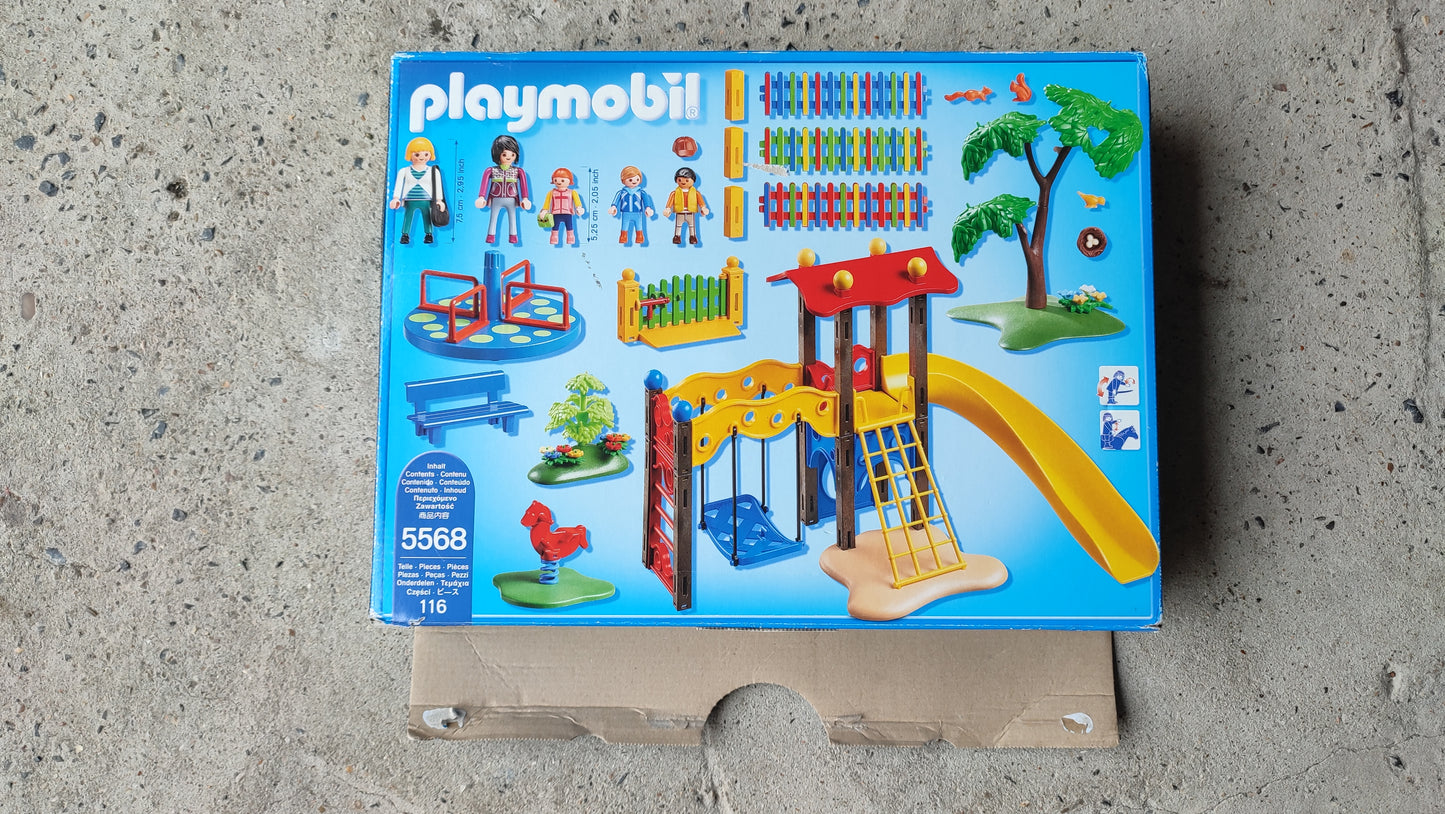 Boite vide seule dans l'état Playmobil 5568 City Life Aire de jeux pour enfants #SPDF