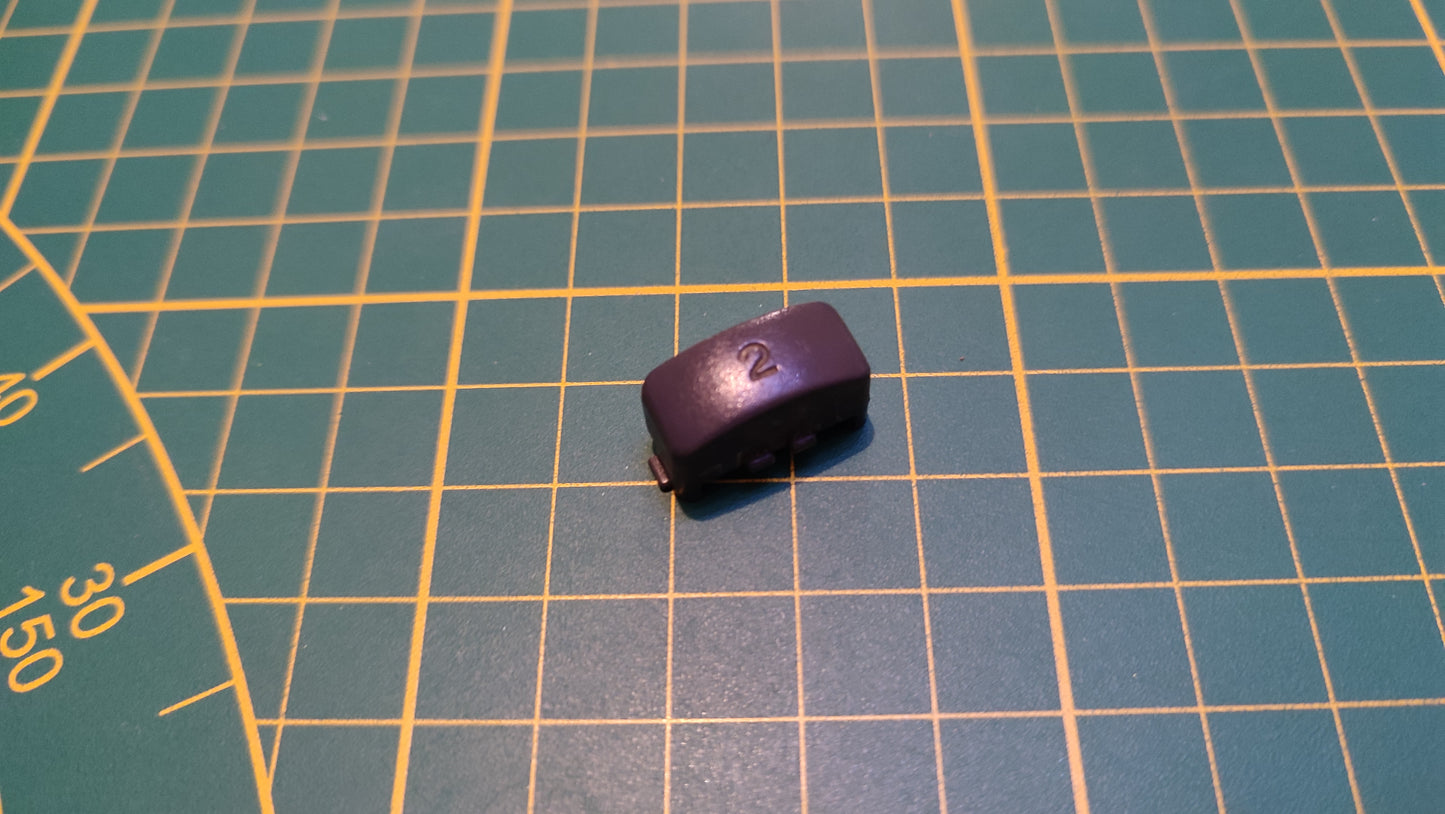 Bouton L2 ou R2 plastique pièce détachée manette grise Playstation Sony SCPH-1080 #C38