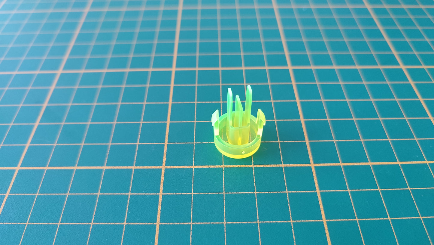 Bouton reset jaune transparent pièce détachée pour console de jeux Nintendo Game cube DOL-101 DOL-001