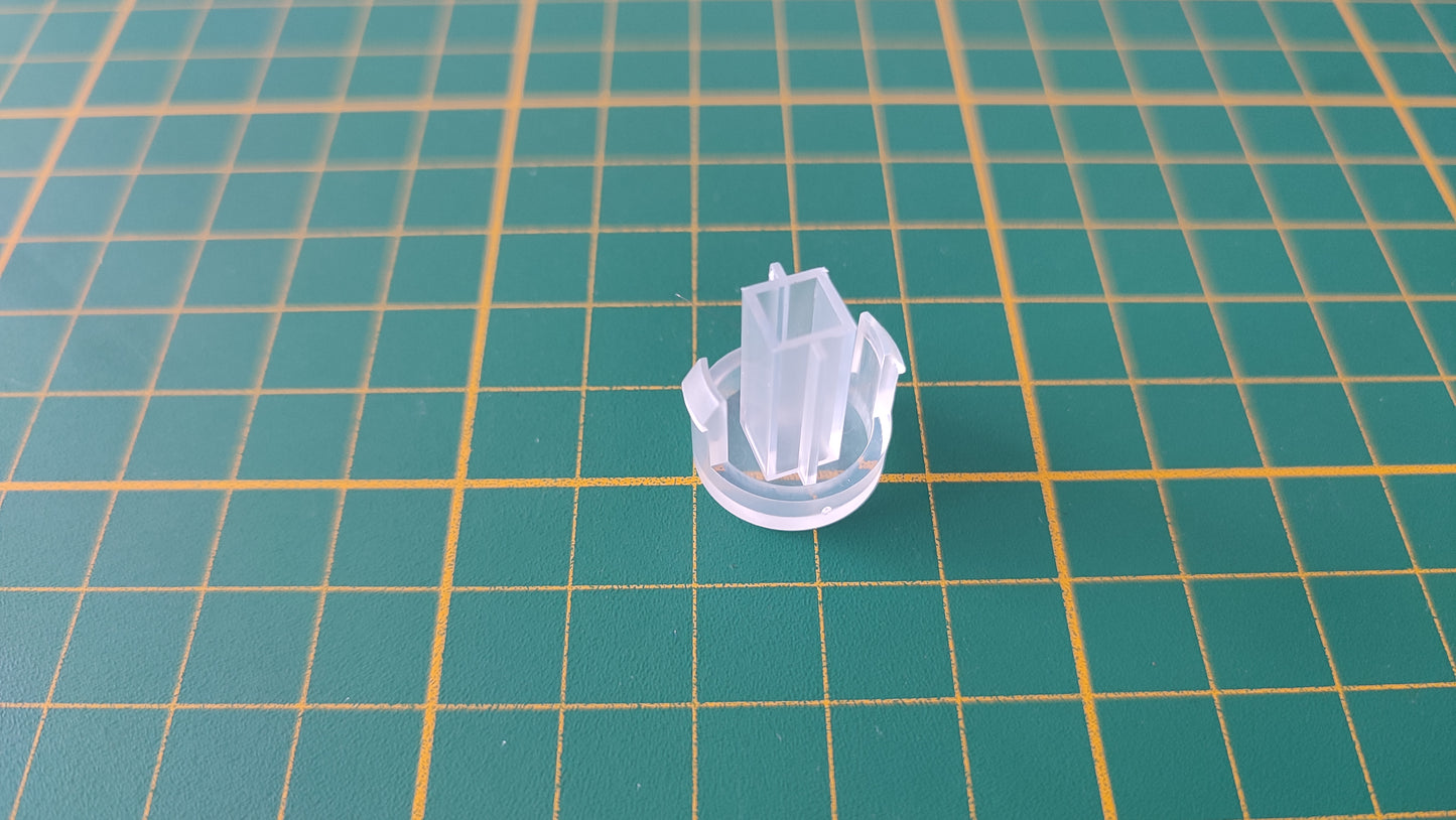 Bouton power blanc transparent pièce détachée pour console de jeux Nintendo Game cube DOL-001 DOL-101