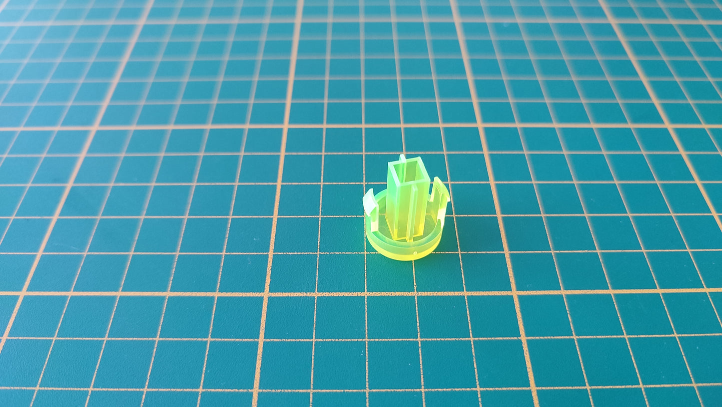 Bouton power jaune transparent pièce détachée pour console de jeux Nintendo Game cube DOL-101 DOL-001