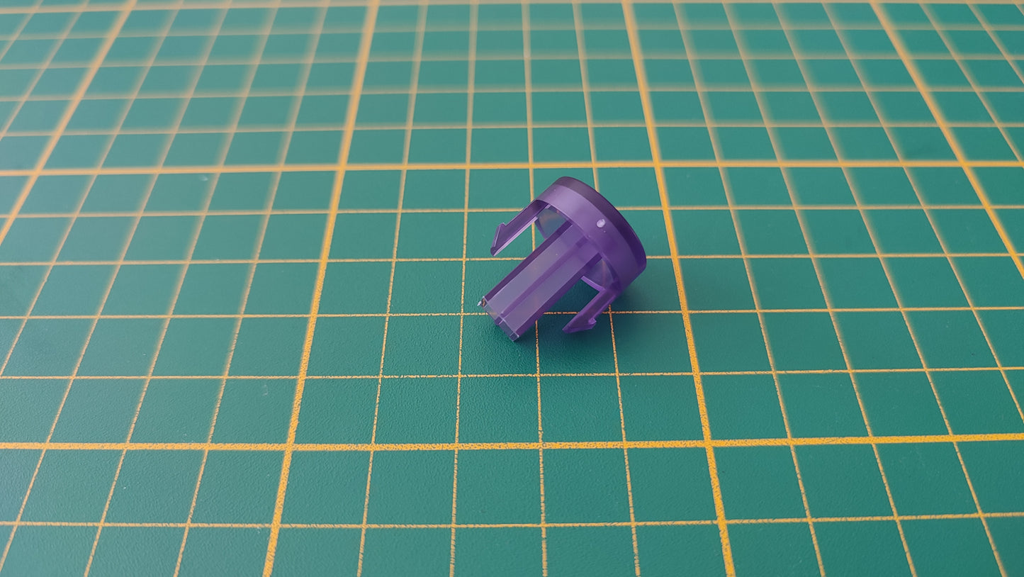 Bouton power seul violet transparent pièce détachée pour console de jeux Nintendo Game cube Gamecube DOL-101 et ou DOL-001