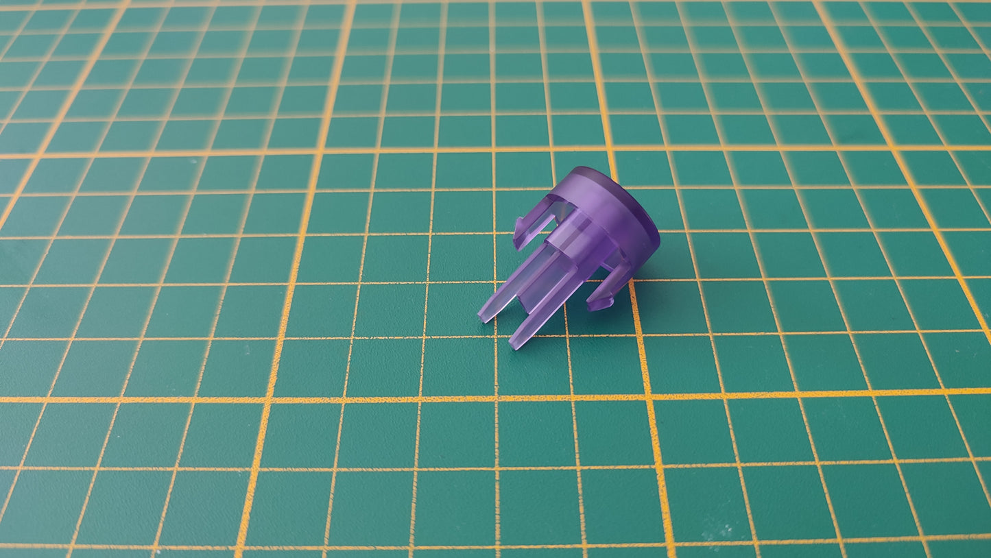 Bouton reset seul violet transparent pièce détachée pour console de jeux Nintendo Game cube Gamecube DOL-101 et ou DOL-001