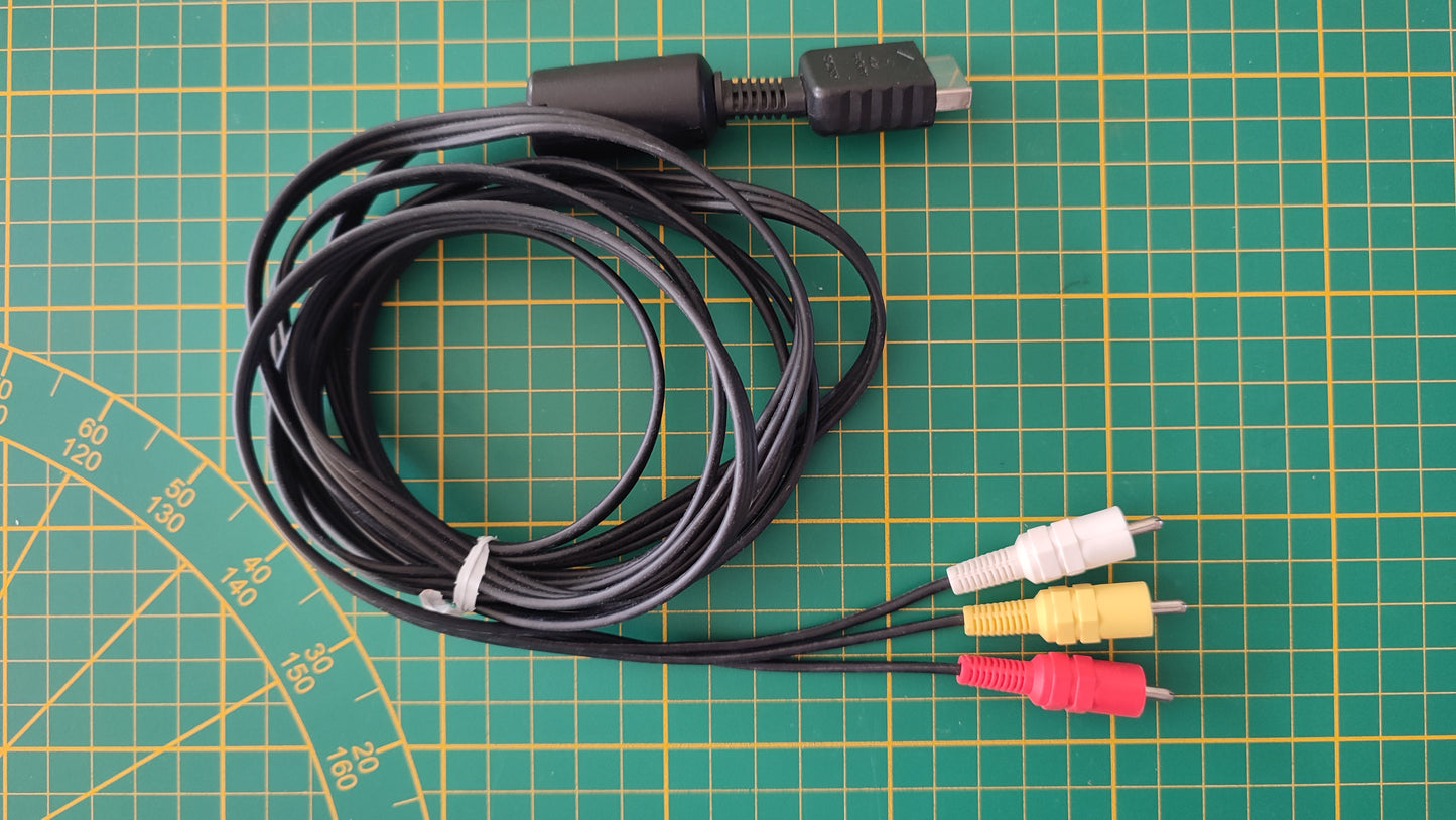 Câble audio vidéo RGB Sony pièce détachée console de jeux Sony Playstation 2 Ps2 #D68