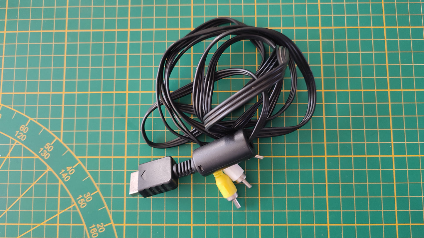 Câble audio vidéo RGB sans marque pièce détachée console de jeux Sony Playstation 2 Ps2 #D68