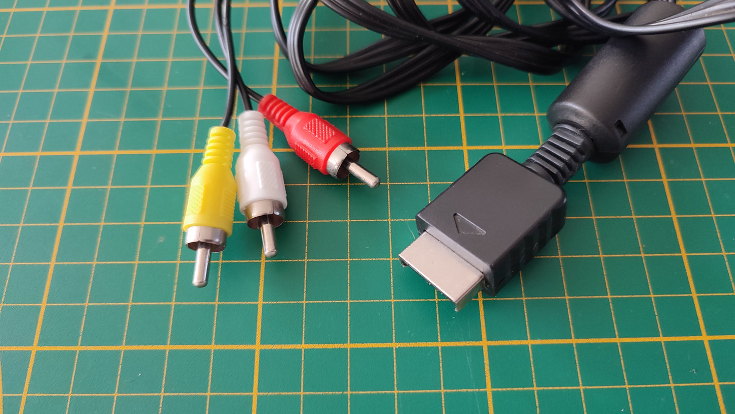 Câble audio vidéo RGB sans marque pièce détachée console de jeux Sony Playstation 2 Ps2 #D68