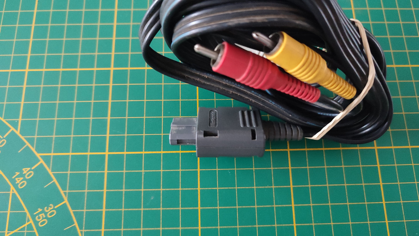Câble audio vidéo officiel pièce détachée console de jeux Nintendo Gamecube DOL-001 (EUR) #D66
