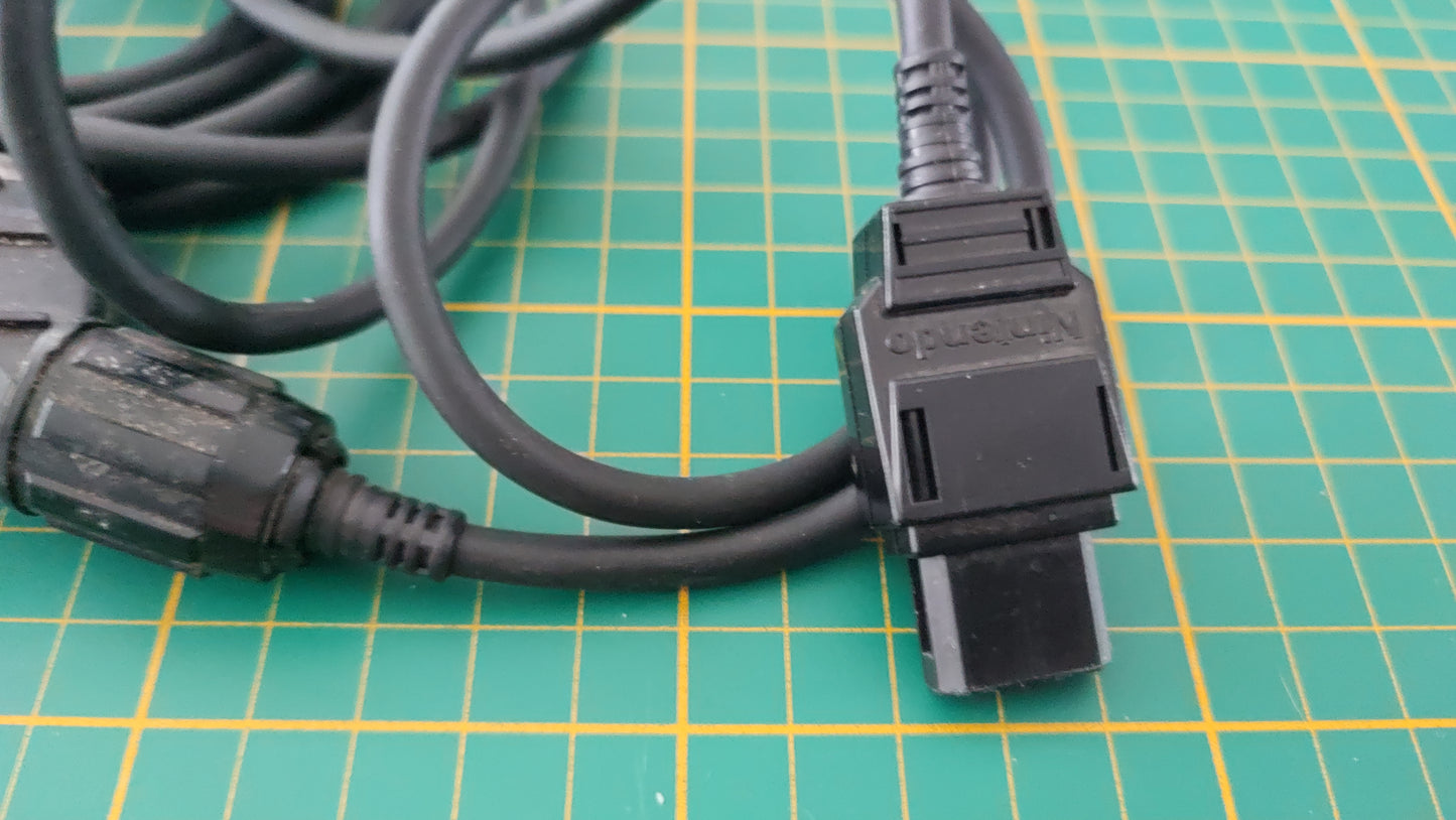 Câble audio vidéo péritel officiel pièce détachée console de jeux Nintendo Nes NESE-001 FRA #D65