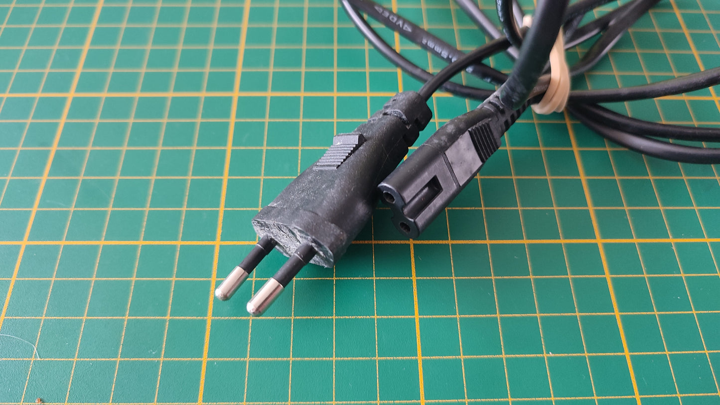 Câble d'alimentation base noir pièce détachée console de jeux Sony Playstation 2 Ps2 #D94