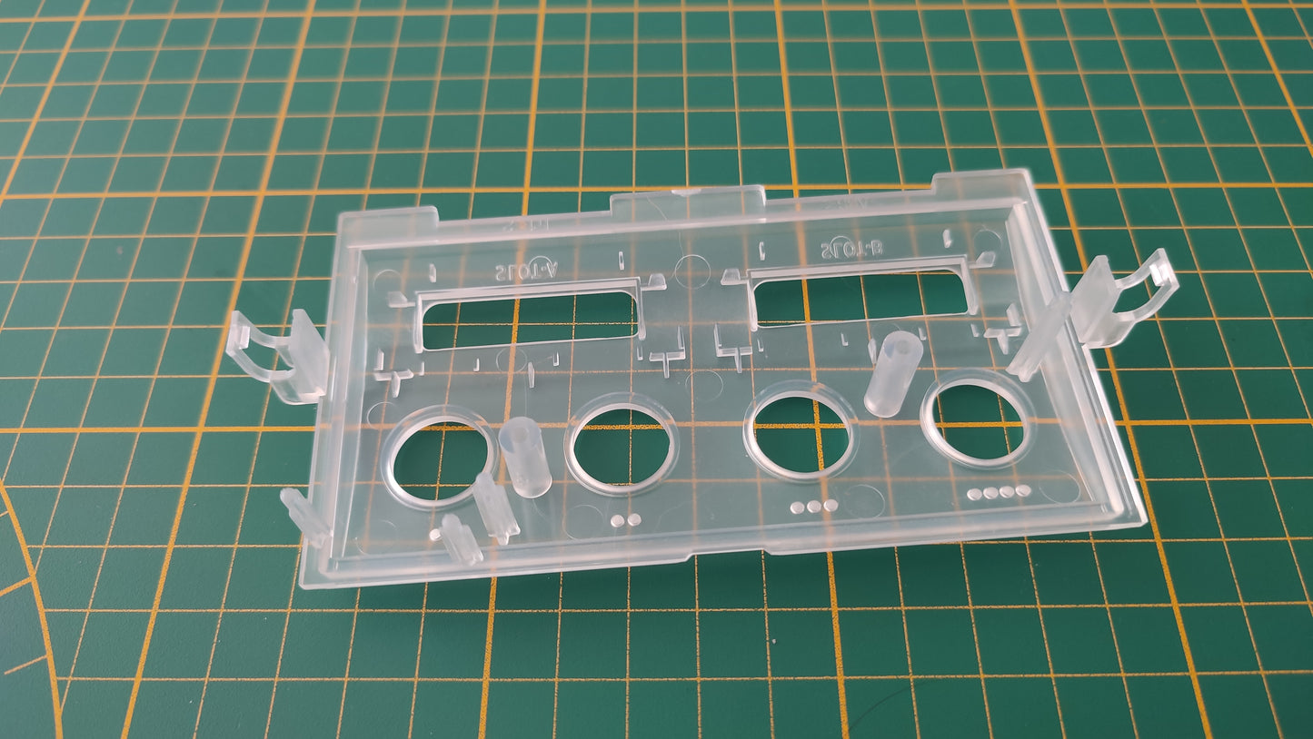 Cache façade avant blanche transparente pièce détachée pour console de jeux Nintendo Game cube DOL-101 DOL-001