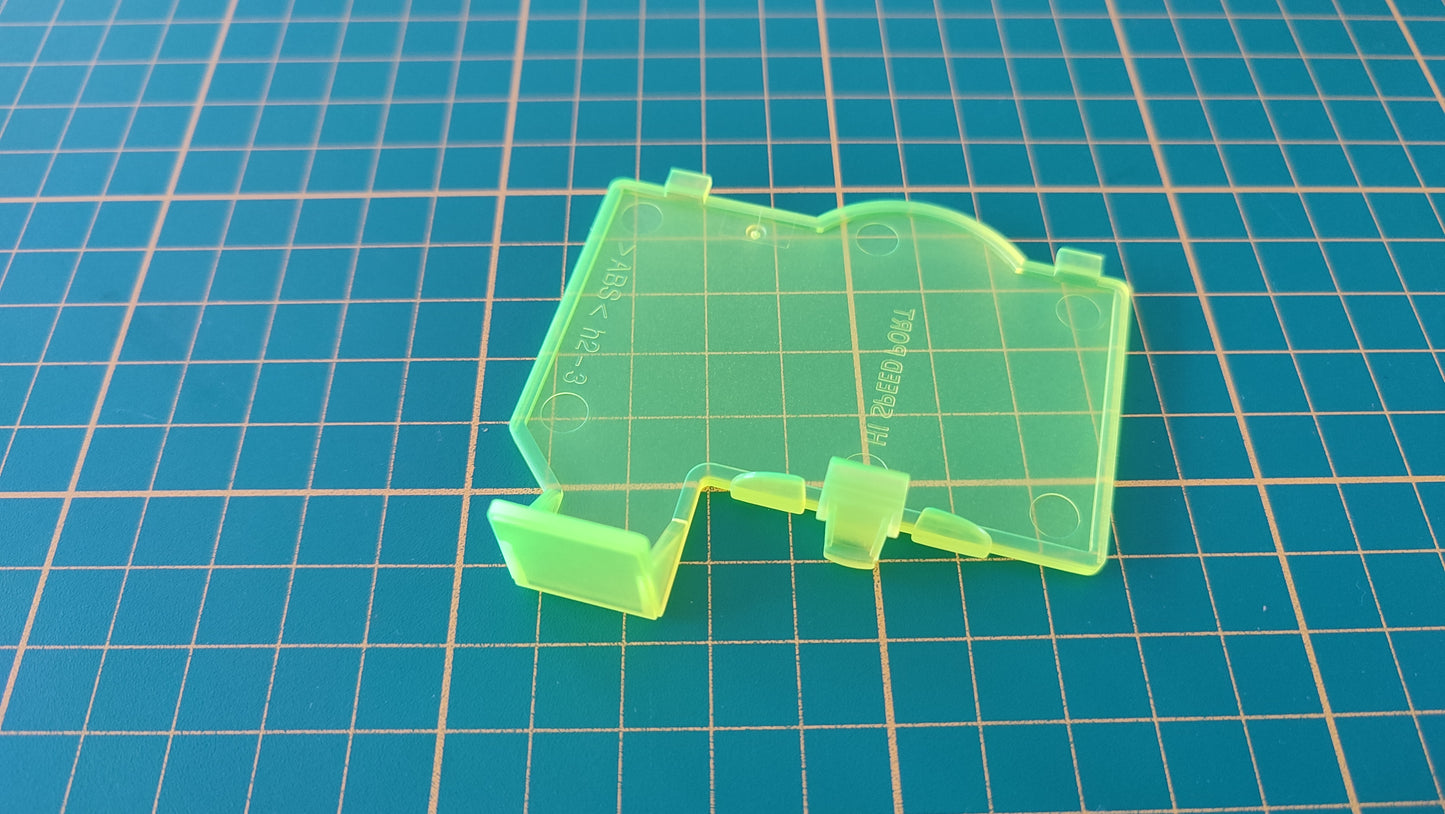 Cache hi speed port jaune transparent pièce détachée pour console de jeux Nintendo Game cube DOL-101 DOL-001