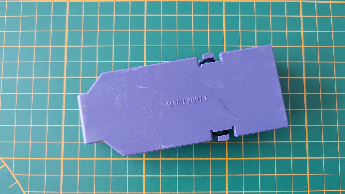 Cache serial port 1 ABS 3-4 pièce détachée console de jeux Nintendo Gamecube DOL-001 (EUR) #C70