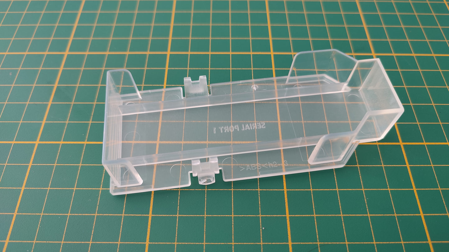 Cache serial port 1 blanc transparent pièce détachée pour console de jeux Nintendo Game cube DOL-101 DOL-001
