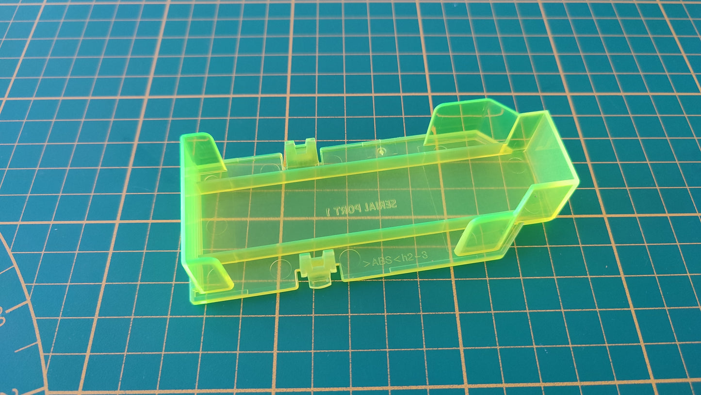 Cache serial port 1 jaune transparent pièce détachée pour console de jeux Nintendo Game cube DOL-101 DOL-001