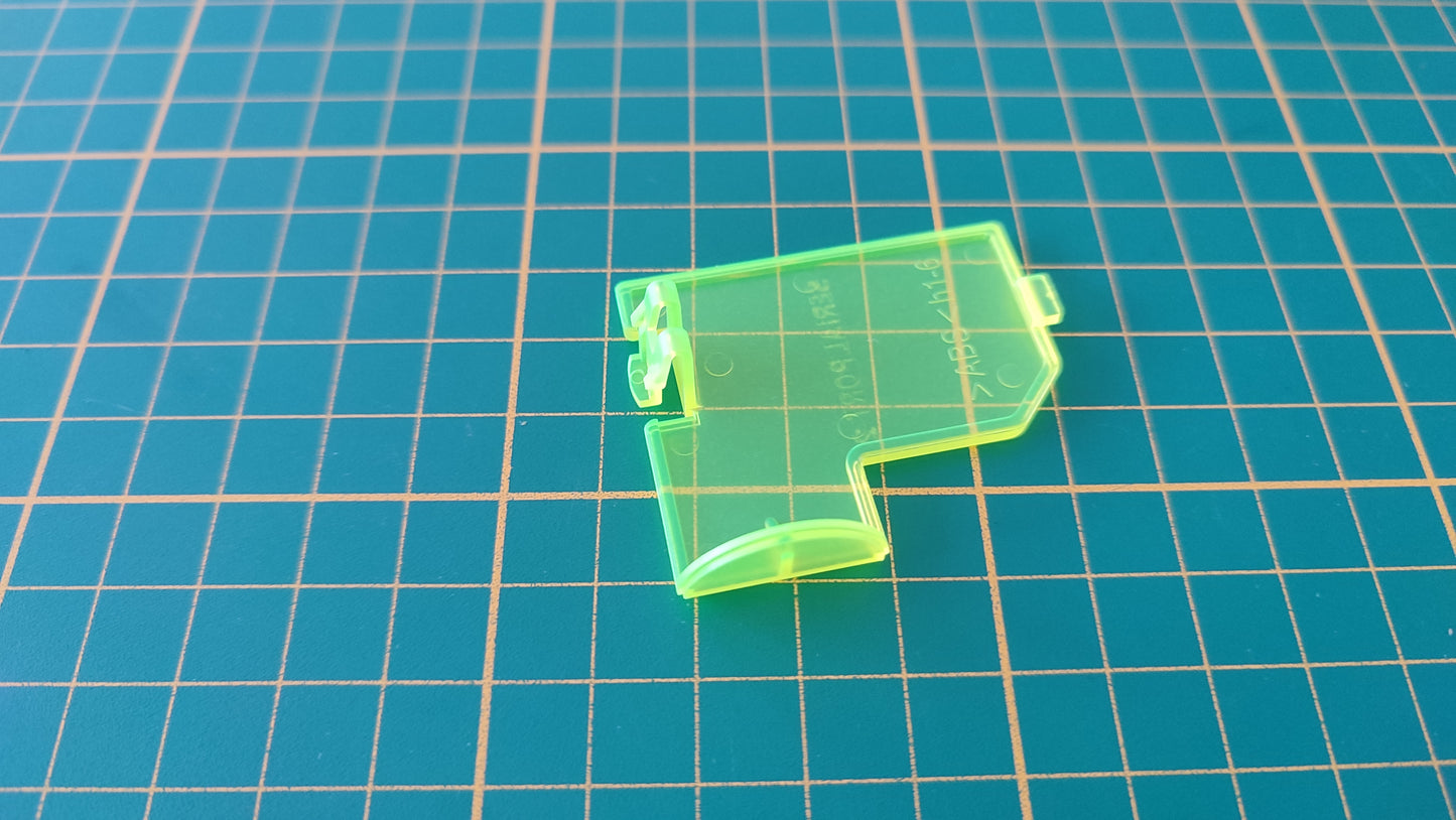 Cache serial port jaune transparent pièce détachée pour console de jeux Nintendo Game cube DOL-101 DOL-001